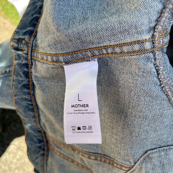 MOTHER Jean Jacket Embellished with Swarovski Crystals - Picture 12 of 14